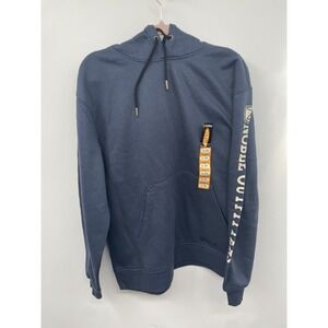 Noble Outfitters Flex Hoodie Men's XL Reg Navy Graphic Fleece Long Sleeve NWT